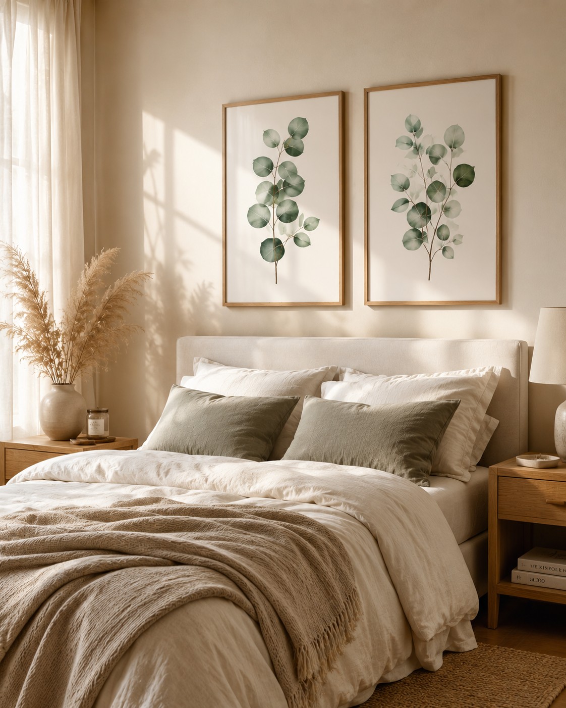 Minimal Eucalyptus Botanical Printable Set – 6 Printable Artworks